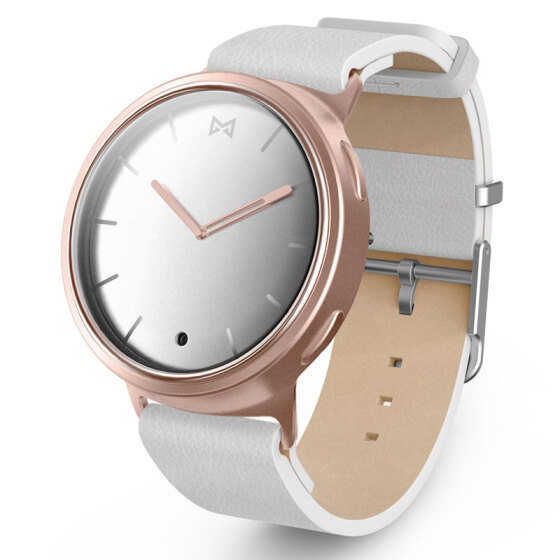 Misfit Phase white leather wrist strap smart watch watch watch sports watch fashion watch sports tracking call SMS reminder Crazy Dragon